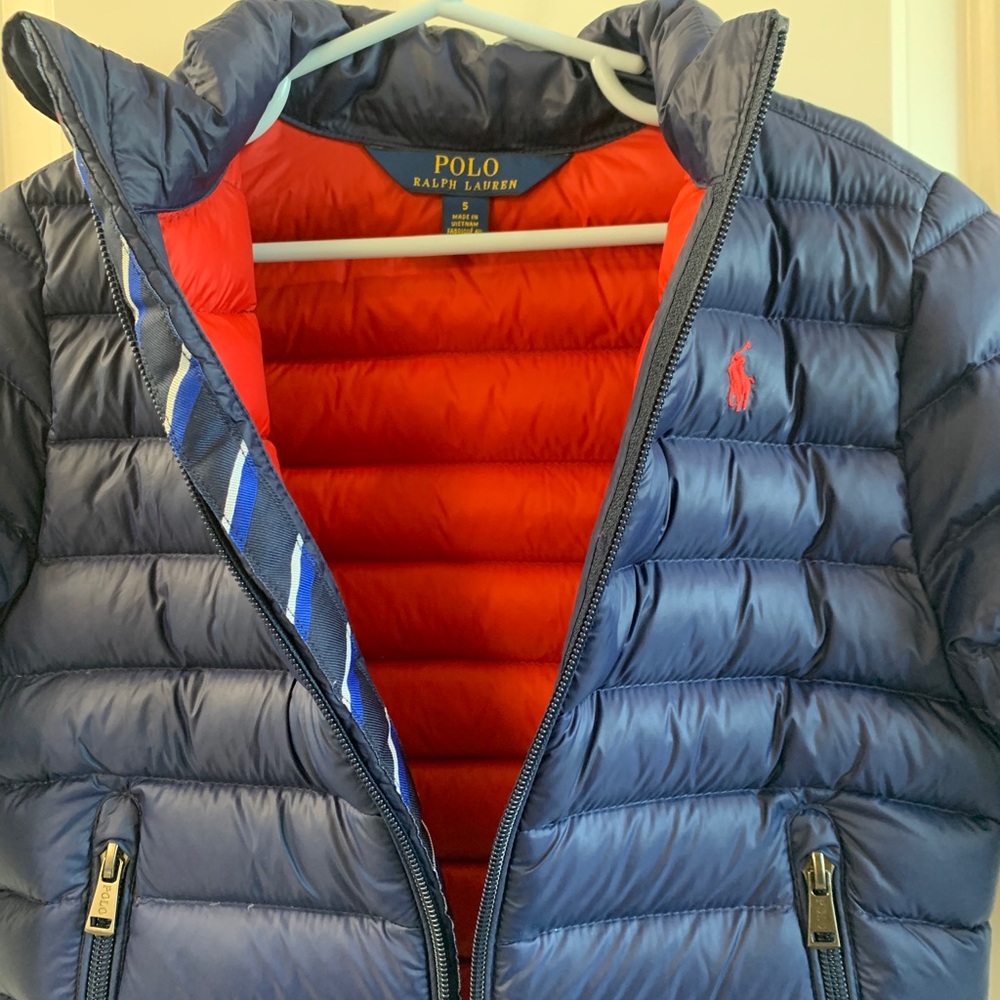 Kids polo zip up jacket 5